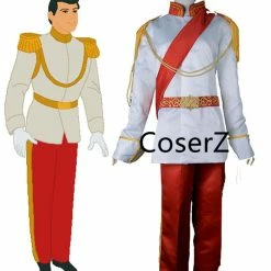 Princess Cinderella's Prince Charming Costume, Prince Charming Cosplay Costume Outfit
