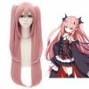 Wigs 40 Inches Long Straight Pink Seraph Of The End Cosplay Wig