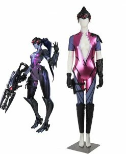 Game Women's OW Widowmaker Amelie Lacroix Cosplay Costume