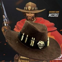 Game Mccree Cowboy Cosplay Hat Copper Badges