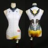 OW Game Angela Ziegler Swimsuit Cosplay Costume One Pieces Spandex Mercy Bathing Suit 1 OW Game Angela Ziegler Swimsuit Cosplay Costume One Pieces Spandex Mercy Bathing Suit