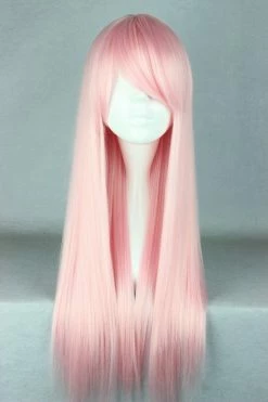 Wigs 70cm Long Light Pink Beautiful Lolita Wig Anime Wig
