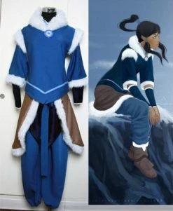Anime The Legend Of Korra Korra Cosplay Costume, Legend Of Korra Jacket+Pants+Accessories