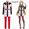 Anime Custom-made 2017 Sword Art Online SAO Skala OS Asuna Yuuki Cosplay Costume