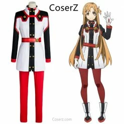 Anime Custom-made 2017 Sword Art Online SAO Skala OS Asuna Yuuki Cosplay Costume