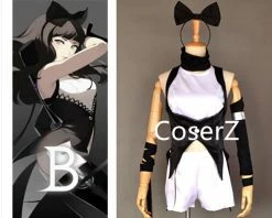 Anime Blake Belladonna Black Costume, RWBY Blake Costume Cosplay