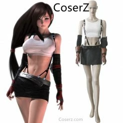Game Custom-made Final Fantasy VII Tifa Cosplay Costume Tifa Lockhart White Cosplay