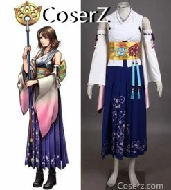 Game Custom-made Final Fantasy X Yuna Cosplay Yuna Costume Halloween Costume