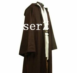 Movie/TV Star Wars Jedi Costume Master Obi Wan Obi-Wan Kenobi Cosplay Costume