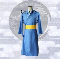 Anime Gintama Silver Soul Katsura Kotarou Kimono Cosplay Costume