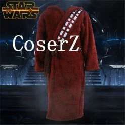 Movie/TV Star Wars Chewbacca Robe Hoddie Bathrobe Cosplay Costume