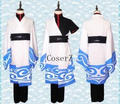 Anime Gintama Silver Soul Sakata Gintoki Kimono Cosplay Costume