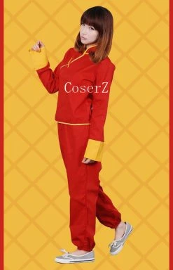 Anime Gintama Silver Soul Kagura Uniform Cosplay Costume