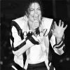 Movie/TV Michael Jackson Cosplay Leather Thriller White Color Jacket Cosplay Costume 2 Movie/TV Michael Jackson Cosplay Leather Thriller White Color Jacket Cosplay Costume
