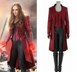 Comic Captain America Civil War Scarlet Witch Costume Wanda Maximoff Cosplay Costume