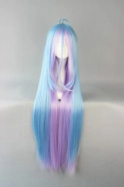 Wigs 105cm Multi-color Long No Game No Life Shiro Anime Cosplay Costume Wig
