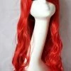 Princess THE LITTLE MERMAID Ariel Curly Wave Red Wig Cosplay Wig Anime Peluca Hair