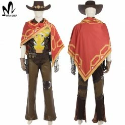 Game OW Jesse McCree Cosplay Costume Halloween Costume