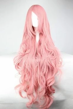 Wigs Pink Hair Fashion Anime Wig Hair Long Curly Big Wave Hair Wig Cosplay
