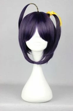 Wigs Lovelive New Two Braids Dark Purple 35cm Chuunibyou Demo Koi Ga Shitai Takanashi Rikka Cosplay Wig