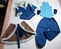 Anime The Legend Of Korra Korra Cosplay Costume, Legend Of Korra Jacket+Pants+Accessories