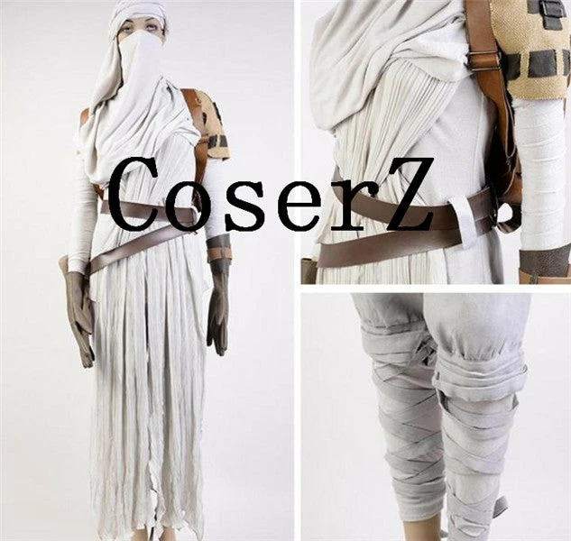 Movie/TV Star Wars Costume Star Wars VII: The Force Awakens Rey Cosplay Costume 3 Movie/TV Star Wars Costume Star Wars VII: The Force Awakens Rey Cosplay Costume