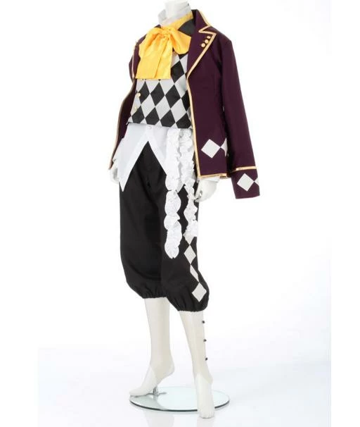Anime Black Butler Kuroshitsuji Noah's Ark Circus Joker Cosplay Costume 5 Anime Black Butler Kuroshitsuji Noah's Ark Circus Joker Cosplay Costume