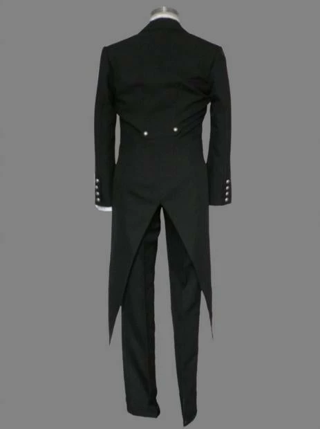 Anime Black Butler Kuroshitsuji Sebastian Uniform Cosplay Halloween Costume 5 Anime Black Butler Kuroshitsuji Sebastian Uniform Cosplay Halloween Costume