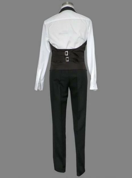 Anime Black Butler Kuroshitsuji Sebastian Uniform Cosplay Halloween Costume 7 Anime Black Butler Kuroshitsuji Sebastian Uniform Cosplay Halloween Costume