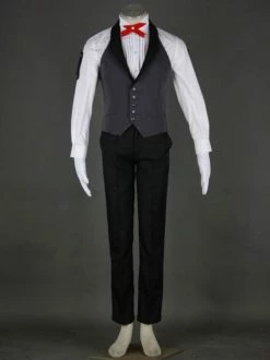 Anime Black Butler Kuroshitsuji Sebastian Uniform Cosplay Costume 11 Anime Black Butler Kuroshitsuji Sebastian Uniform Cosplay Costume