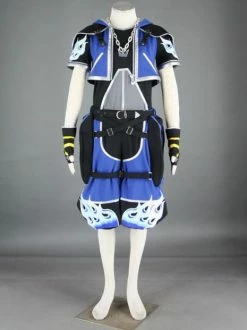 Game Kingdom Hearts Cosplay Blue Sora Cosplay Costume Halloween