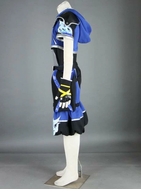 Game Kingdom Hearts Cosplay Blue Sora Cosplay Costume Halloween 4 Game Kingdom Hearts Cosplay Blue Sora Cosplay Costume Halloween