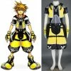 Game Kingdom Hearts Sora Yellow Outfit Cosplay Costume Halloween