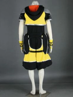 Game Kingdom Hearts Sora Yellow Outfit Cosplay Costume Halloween