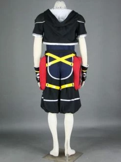 Game Kingdom Hearts Sora Primary Colour Outfit Cosplay Costume