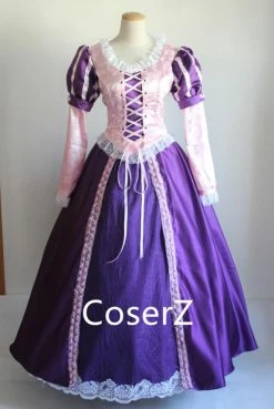 Princess Custom-made Rapunzel Embroidery Cosplay Costume