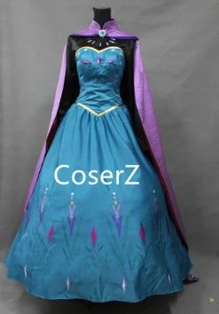 Princess Custom-made Elsa Coronation Dress Embroidery Style