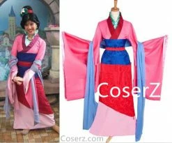 Princess Hua Mulan Dress Costume, Mulan Costumes For Adults/Girls