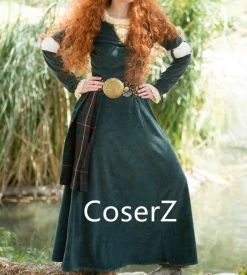 Princess Merida Dress, Merida Costume Cosplay Costumes