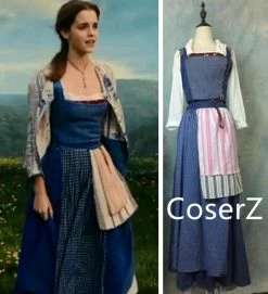 Princess Beauty And The Beast 2017 Belle Daily Dress, Belle Dailey Costume