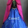 Princess Custom-made Anna Embroidery Dress, Anna Embroidery Cosplay Costume