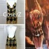 Comic Custom-made Suicide Squad Harley Quinn Date Night Dress, Harley Quinn Gold Dress 2 Comic Custom-made Suicide Squad Harley Quinn Date Night Dress, Harley Quinn Gold Dress