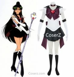 Anime Sailor Moon Cosplay Gaurdian Senshi Sailor Saturn Hotaru Tomoe Cosplay Costume