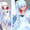 Anime Weiss Schnee White Version Cosplay Costume, RWBY White Costume