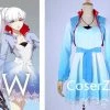 Anime RWBY Weiss Schnee White Cosplay Costume