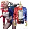 Comic Suicide Squad Harley Quinn Costume Full Set