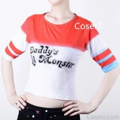 Comic Suicide Squad Harley Quinn Cosplay T-shirt