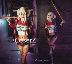 Comic Suicide Squad Harley Quinn Costume, Harley Quinn Cosplay Costume