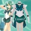 Anime Sailor Moon Super S Cosplay Costume Sailor Neptune Sailor Senshi Cosplay