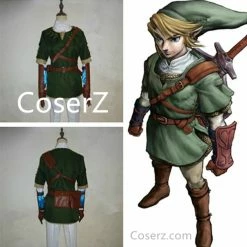 Game Custom The Legend Of Zelda Costume, Link Costume, Link Cosplay Costume Halloween